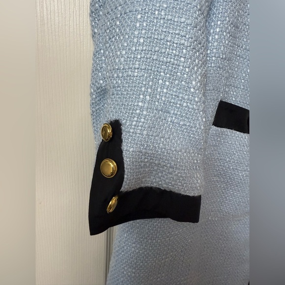 Pomander Place Light Blue Coco Tweed Bow Dress NWT XXL - Picture 7 of 8